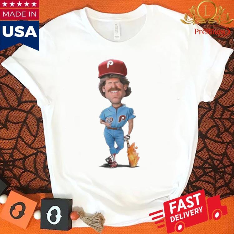 Mike Schmidt Phillies baseball cartoon shirt - Guineashirt Premium ™ LLC