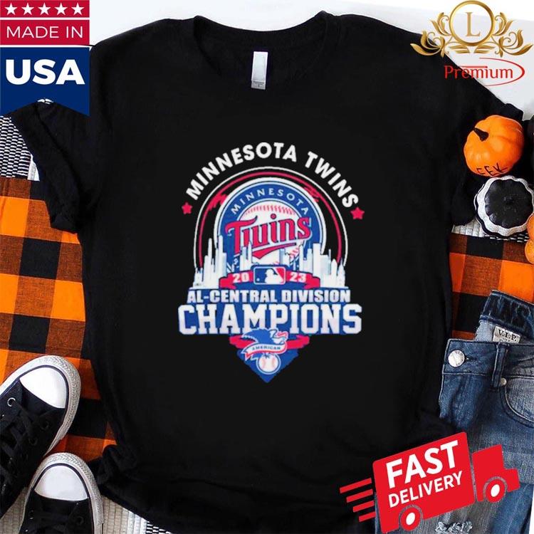 Skyline Twins 2023 AL Central Division Champions Minnesota Twins shirt,  hoodie, sweater, long sleeve and tank top