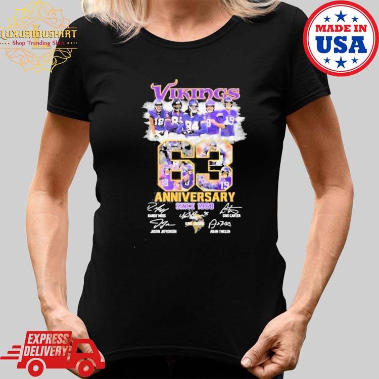 Minnesota Vikings 63 Anniversary Since 1960 Shirt