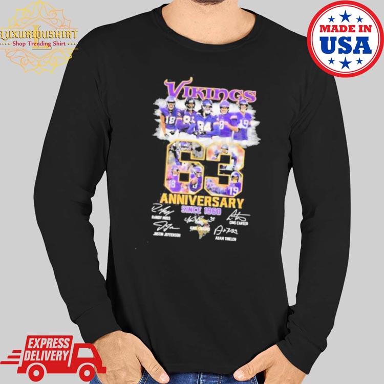 Minnesota Vikings 63 Anniversary Since 1960 Shirt