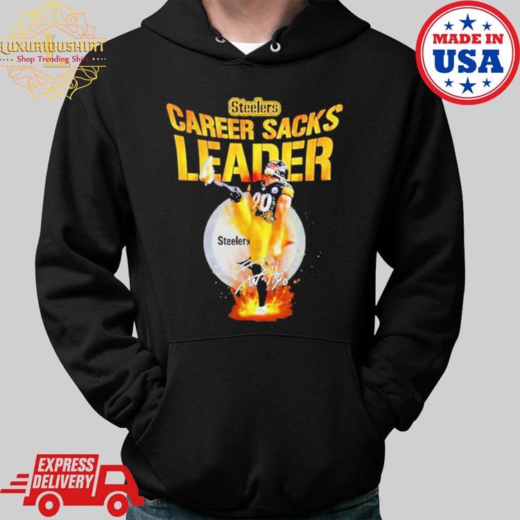 90 Steelers TJ Watt Career Sacks Leader Signature Shirt, hoodie, sweater,  long sleeve and tank top