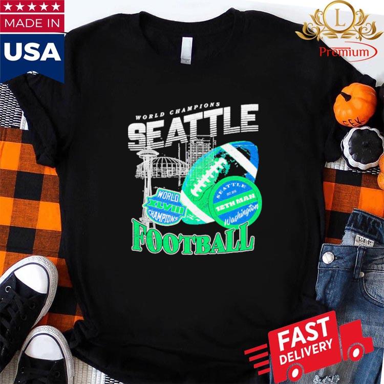 Seattle Seahawks World Champions Football retro shirt, hoodie