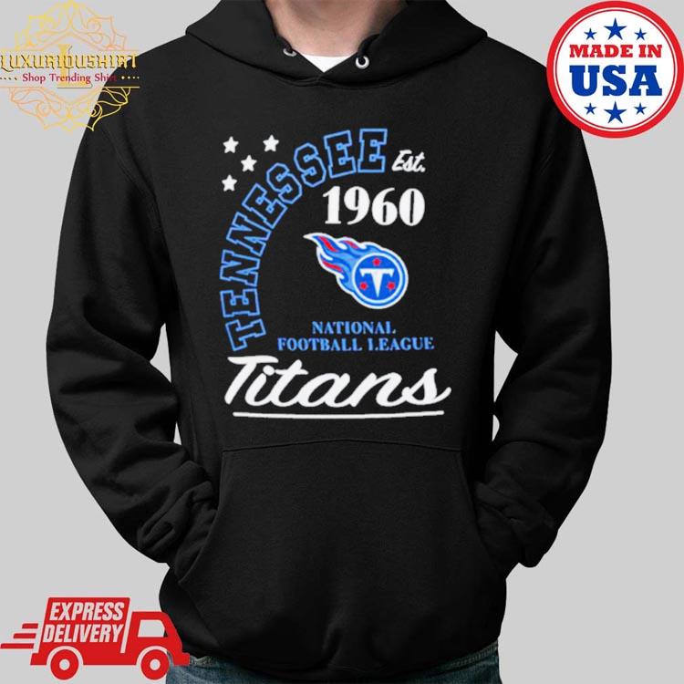 Official tennessee titans est 1960 national football league shirt