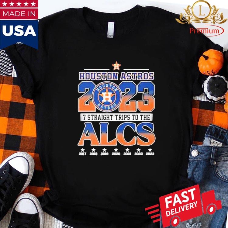 Official Houston Astros 2023 7 Straight trips to the Alcs Shirt