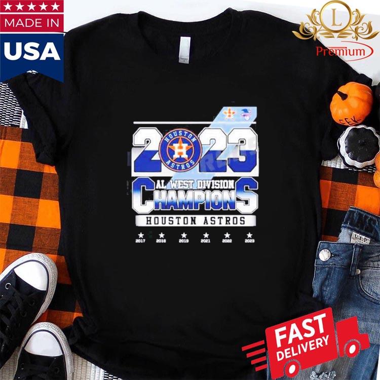 Official Houston Astros 2023 AL West Division Champions Shirt, hoodie,  longsleeve, sweatshirt, v-neck tee