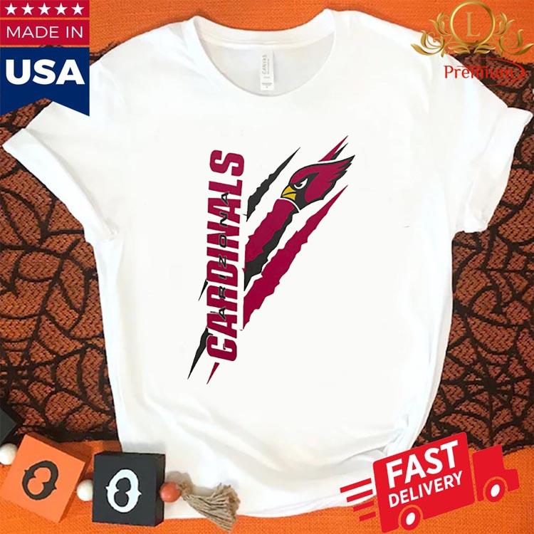 Arizona Cardinals Starter Color Scratch T-Shirt - ShirtsOwl Office