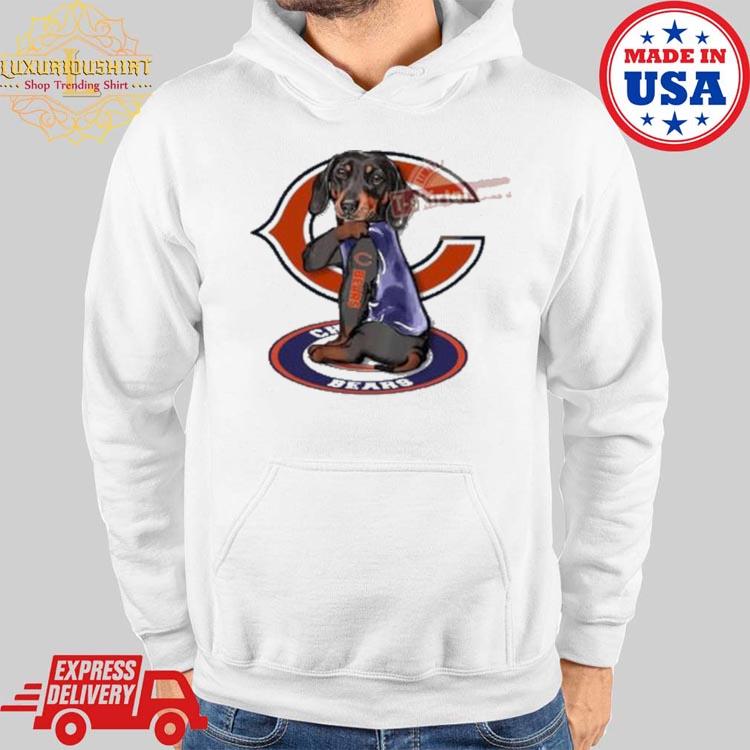 Chicago Bears NFL Mens Solid Hoodie