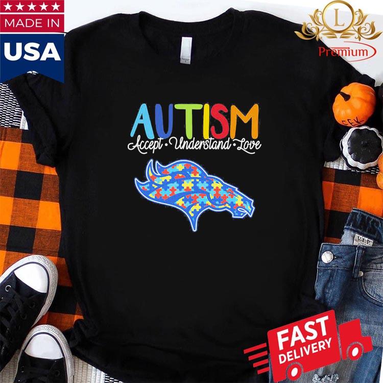 Denver Broncos Nfl Autism Awareness Accept Understand Love Shirt - Shibtee  Clothing