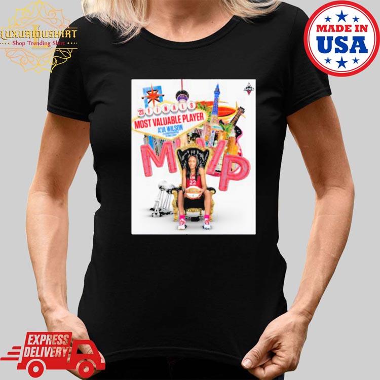 Las Vegas Aces Finals Most Valuable Player A'ja Wilson Mvp Shirt -  Dalatshirt