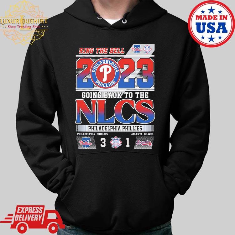 Ring The Bell 2023 Going Back To The NLCS Philadelphia Phillies 3 – 1  Atlanta Braves T Shirt - teejeep