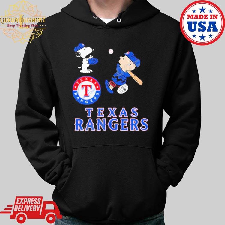 Texas Rangers X Peanuts Snoopy And Charlie Brown Shirt, hoodie