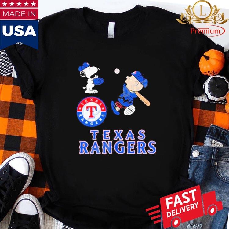 Peanuts Snoopy x Texas Rangers Baseball Jersey nv - Scesy