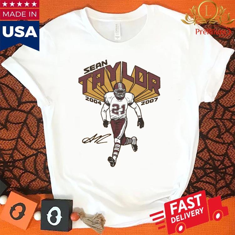 Sean Taylor Washington Redskins Signature T-Shirt - Teeruto