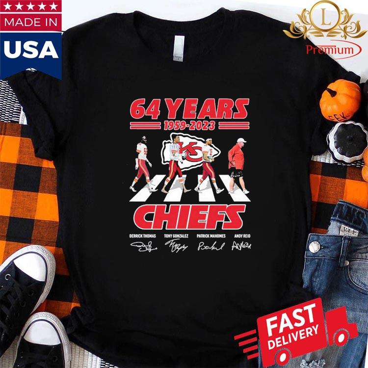 NEW 65 Anniversay 1959-2024 Kansas City Chiefs Thank You For The Memories  Unisex T-Shirt