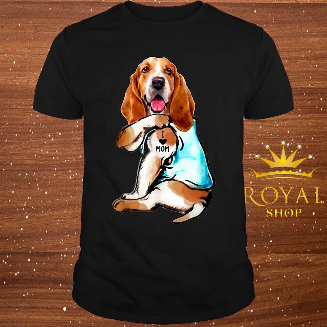 basset hound mom shirt