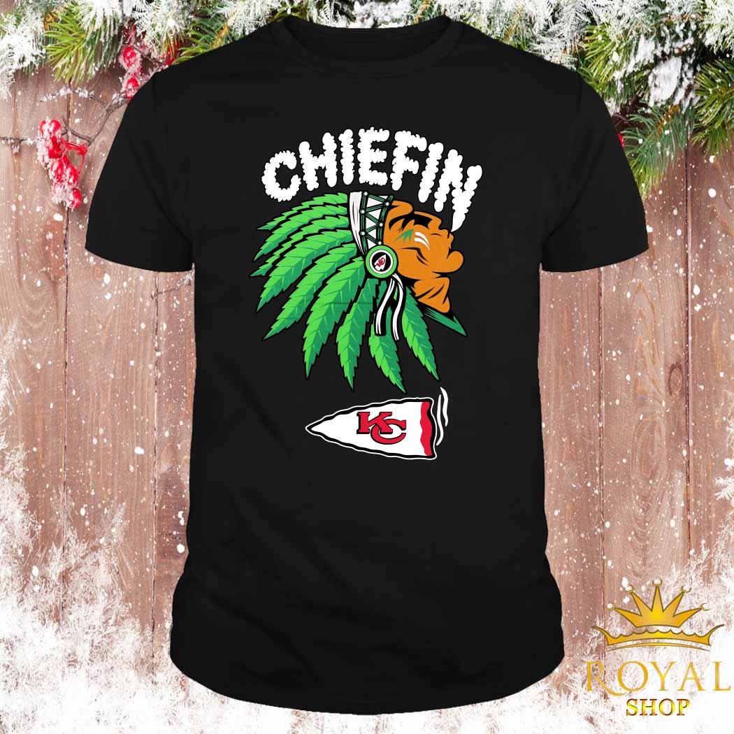 Kansas City Chiefs Patrick Mahomes CHIEFIN Black Men S-3XL T-shirt